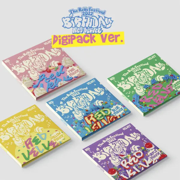 [Red Velvet] Red Velvet - Mini Album [The ReVe Festival 2022 - Birthday] (Digipack Ver.) (Random Ver.)