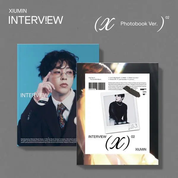 [XIUMIN] XIUMIN - 2nd Mini Album [Interview X] (Photobook Ver.) (Random Ver.)