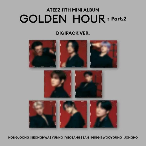 [ATEEZ] ATEEZ - 11th Mini Album [GOLDEN HOUR : Part.2] (Digipak Ver.) (Random Ver.)
