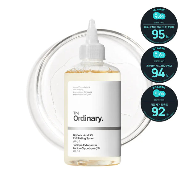 [THE ORDINARY] The Ordinary Glycolic Acid 7% Exfoliating Toner 240ml / [각질쓱싹] 디오디너리 글리코릭 애시드 7% 엑스폴리에이팅 토너 240ml