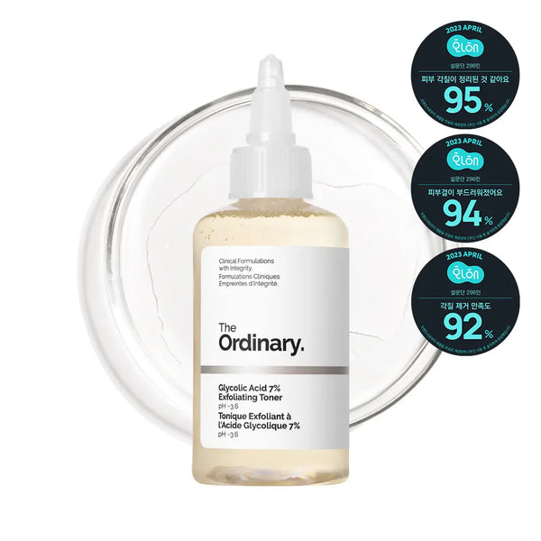 [THE ORDINARY] The Ordinary Glycolic Acid 7% Exfoliating Toner 100ml / [각질쓱싹] 디오디너리 글리코릭 애시드 7% 엑스폴리에이팅 토너 100ml