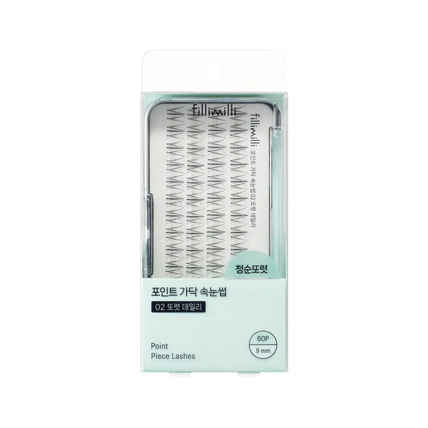 [Fillimilli] Philimiri Point False Eyelashes 02 Clear Daily (9mm) / 필리밀리 포인트가닥속눈썹 02 또렷데일리 (9mm) (60개)