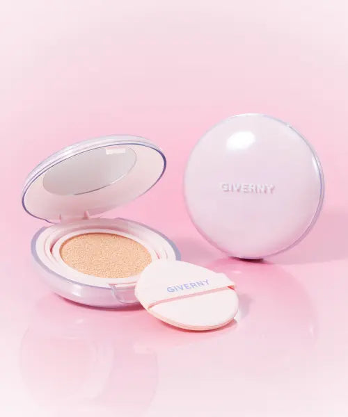 [GIVERNY] GIVERNY DEWY GLASSY CUSHION / 듀이 글래시 쿠션 (본품+리필)