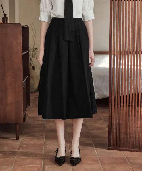 [ZEROSTREET] SUMMER A LINE FLARE SKIRT / [2컬러] 썸머 에이라인 플레어 스커트