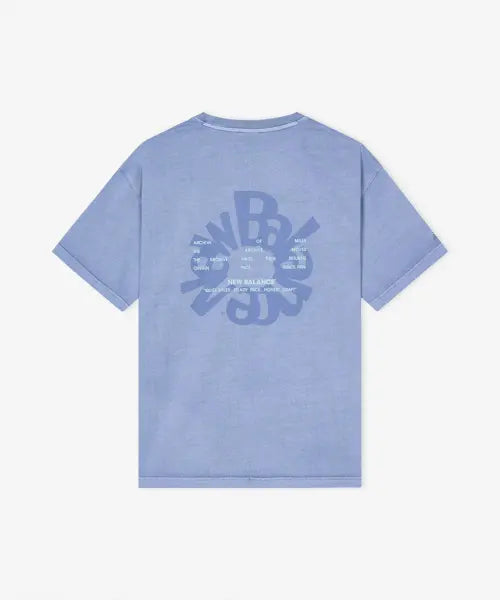 [NEW BALANCE] NBNEG2A083 UNI Archive Pace Circle T-Shirt (Grayish Blue) / NBNEG2A083 / UNI Archive Pace Circle 반팔티 (GRAYISH BLUE)