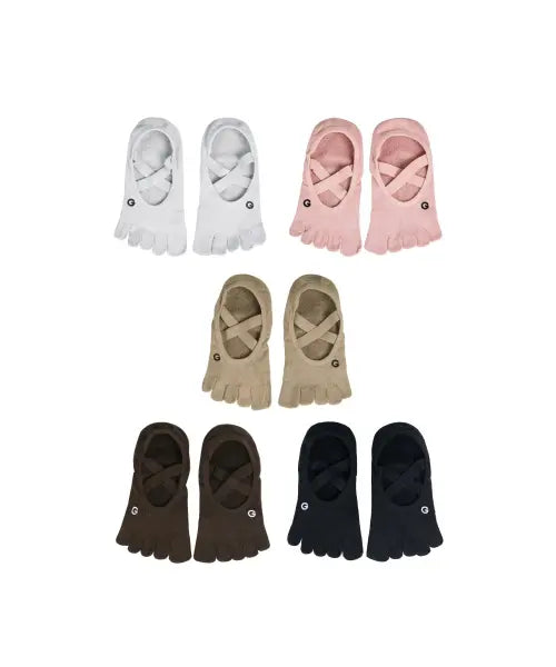 [GRANDE LINE] [3PACK] Non-Slip Tow Socks / [3PACK] 논슬립 토 삭스