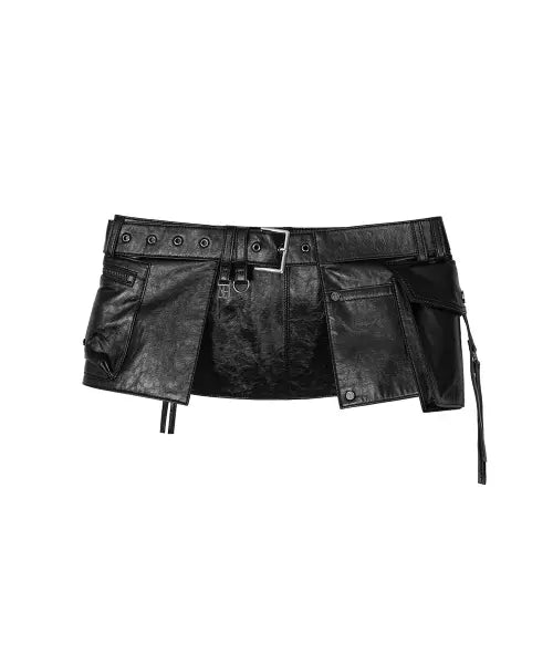 [TREEMINGBIRD] Multi-Pocket Waist Belt [ Black ]