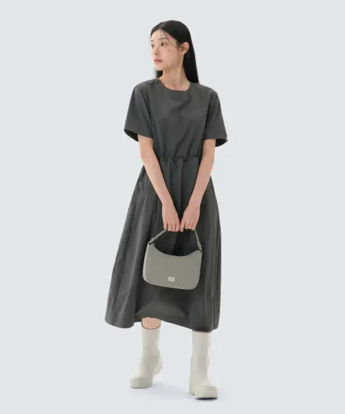 [SNOWPEAK APPAREL] Taslan Short Sleeve Dress (S26MWLOP53) Urban Green / 타슬란 반팔 원피스 (S26MWLOP53) Urban Green