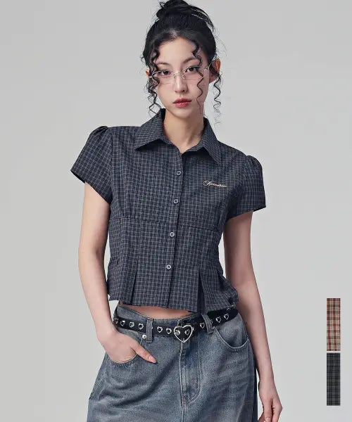 [AVANDRESS] Rosie Check Shirt_2Colors / 로지 체크 셔츠_2Colors