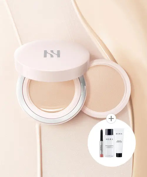 [HERA] Reflection Skin Glow Cushion Foundation Set (15g + Refill 15g) / 리플렉션 스킨 글로우 쿠션 파운데이션 본품 15g + 리필 15g