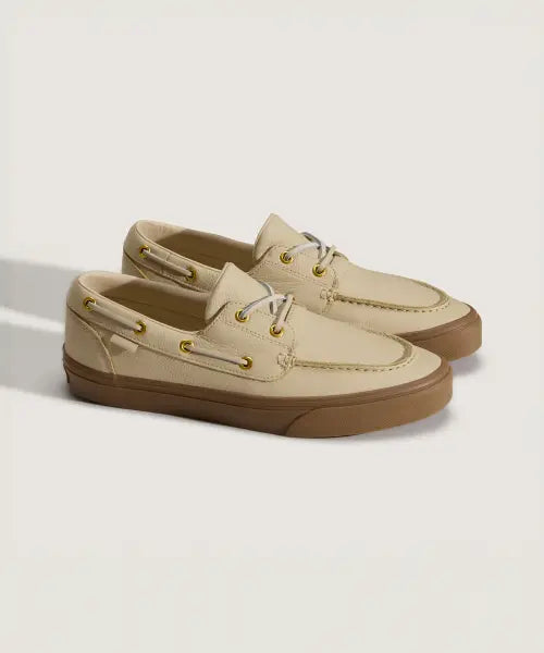 [VANS] 2-Eyelet Boat Shoe - LEATHER TAN / 2-아일렛 보트 슈즈 - (레더) 탄 / VN000Z11TAN1