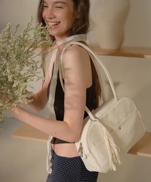 [CARMONDE] Bloom Bag_Ivory