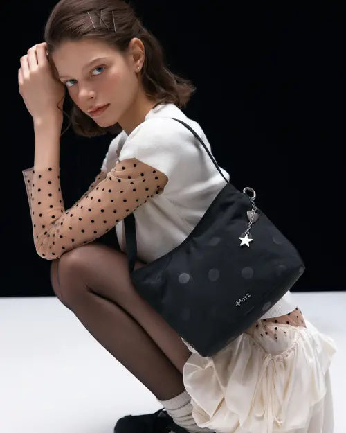 [OTZ] Dot Edition Dot Nylon Shoulder Bag / [:DOT EDITION] 도트 나일론 숄더백 OZBGGA102B