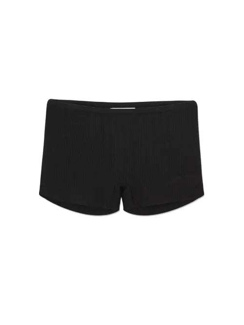 [GLOWNY] G KNIT REST SHORTS (BLACK)