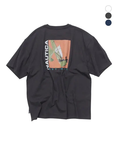 [NAUTICA] Sailing Vertical T-shirt (3 colors) / 세일링 버티컬 티셔츠(3colors) NTS5686