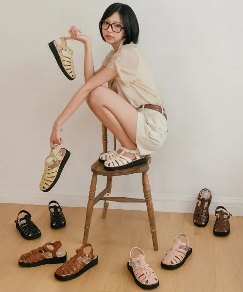 [MAC MOC] Deeply EVA Platform Fisherman Sandals (3.5cm) / Deeply 디플리 EVA 플랫폼 캐쥬얼 피셔맨 샌들_5colors (3.5cm)