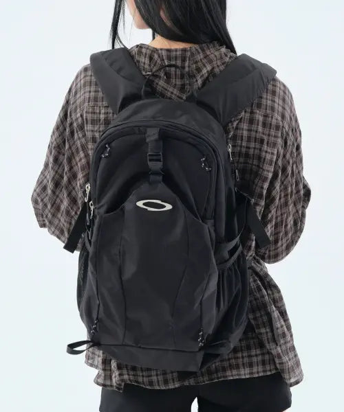 [NOIAGO] [Choi Soyoon X Noiago] NOI1885 Nylon Double Backpack (Black) / [최소윤X노이아고] NOI1885 나일론 더블 백팩 (블랙)