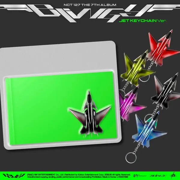 [NCT 127] NCT 127 - 7th Album [BLINGY] (JET Keychain Ver.) (SMART ALBUM) (Random Ver.)