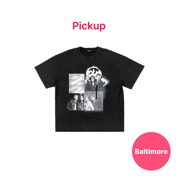 [BTS] [BALTIMORE] [US Exclusive] S/S Photo T-shirt (Black)