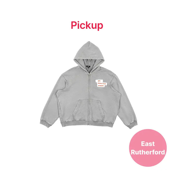 [BTS] [BALTIMORE] [US Exclusive] Zip-up Hoodie (Gray)