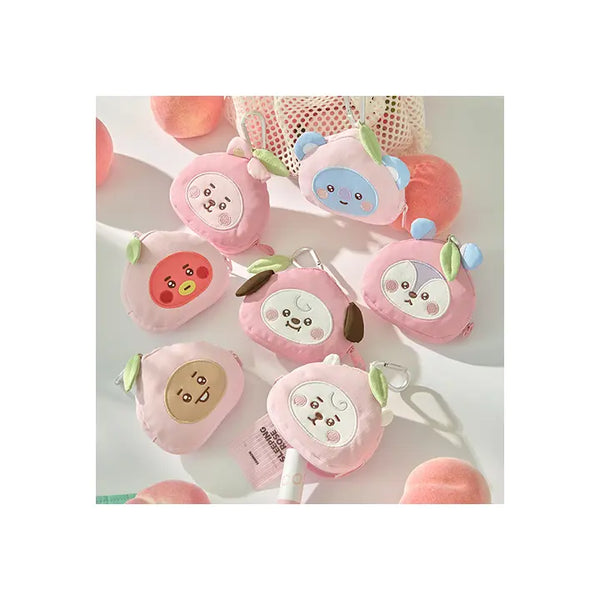 [BTS] Peach Holic Face Pouch Keyring