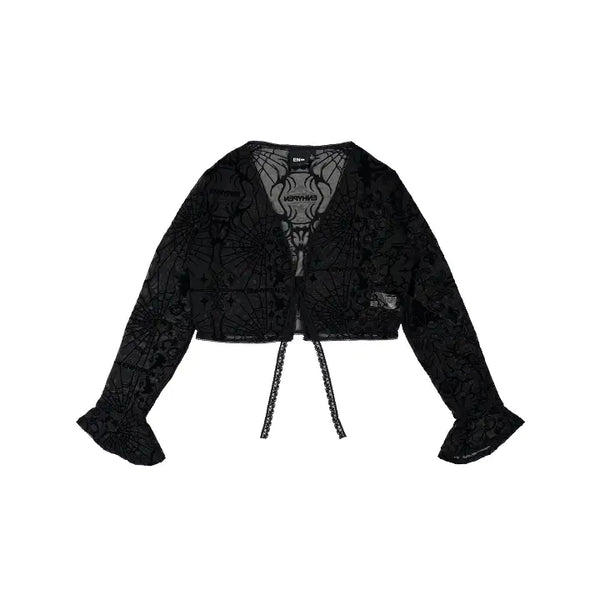 [ENHYPEN] Lace Bolero Cardigan