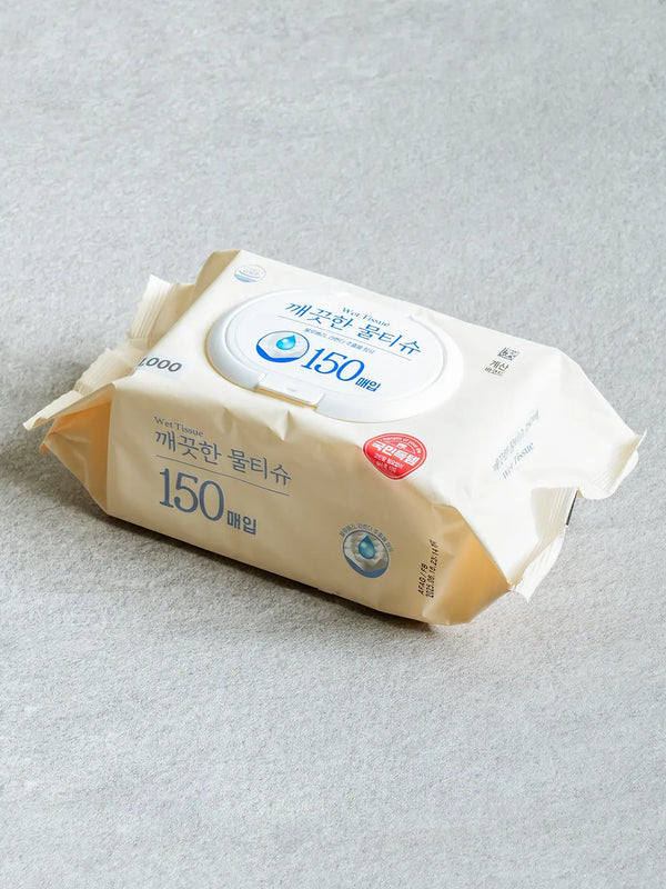[DAISO] Eclat Wet Wipes (Cap Type, 150 Count) / 에끌라 깨끗한 물티슈 캡형 150매입