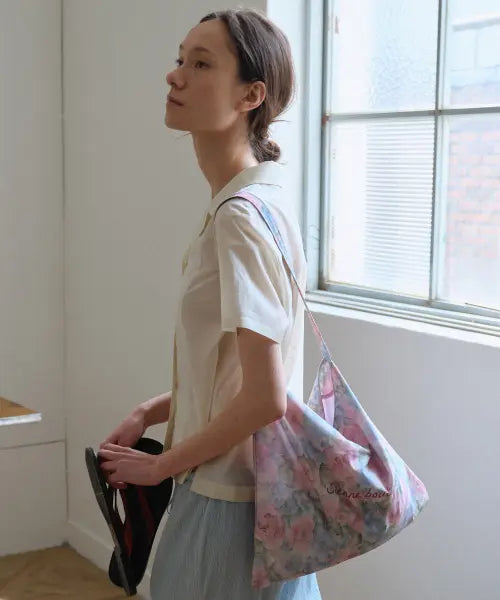 [SIENNE] Garden Book Bag (Rose Pink)