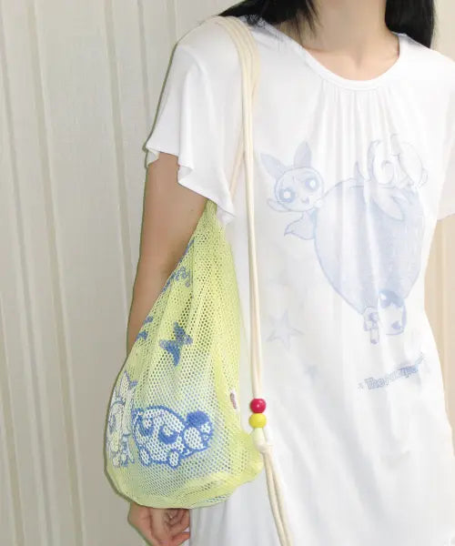[AMES-WORLDWIDE] PPG MESH GYM SACK YELLOW