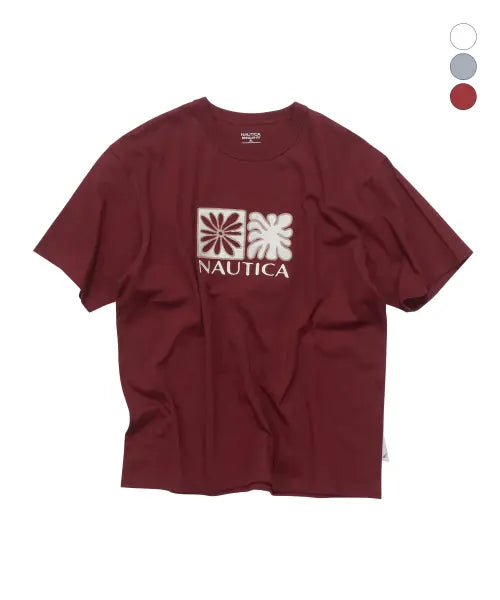 [NAUTICA] Ocean Sign T-Shirt (3 Colors) / 오션 사인 티셔츠(3colors) NTS5566