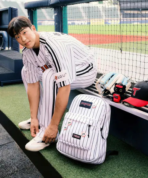 [JANSPORT] JanSport X LG Twins Superbreak Stripe / 잔스포츠 X LG TWINS 슈퍼브레이크 STRIPE