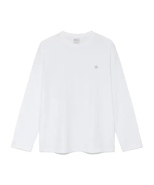 [THE COLDEST MOMENT] TCM mini logo label long sleeve (white)