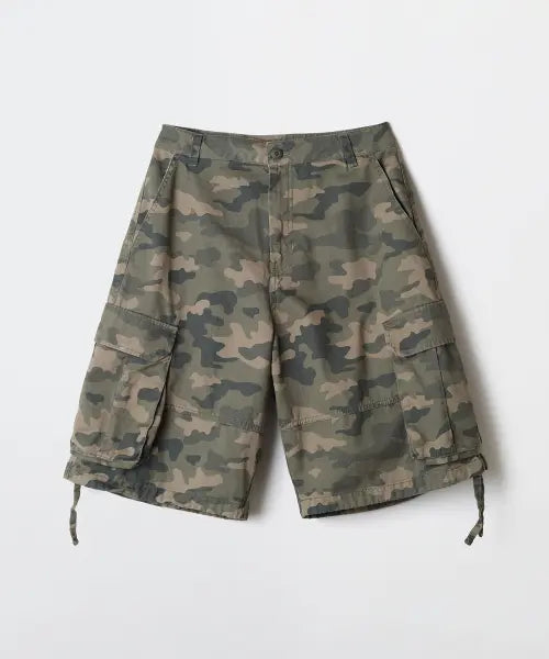 [SPAO] Camouflage Cargo Bermuda Shorts / 카모 카고 버뮤다 쇼츠_SPMTG23GY0