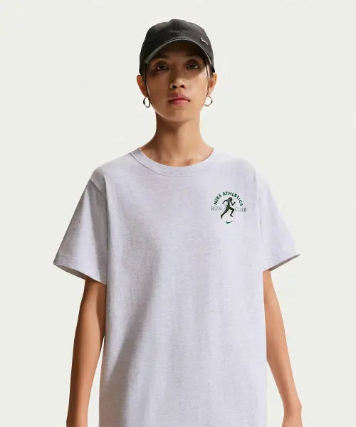 [NIKE] W NSW CLSC BF HEALTH21 TEE - BIRCH HEATHER / 스포츠웨어 클래식 오버사이즈 티셔츠 W - 버치 헤더 / IV6194-051