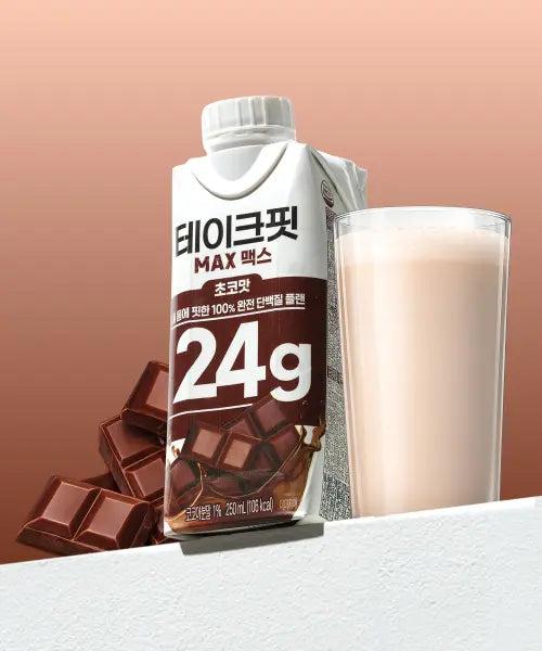 [TAKE-FIT] Takefit Max 24G Chocolate Flavor 250mL x 12 Pack / 테이크핏 맥스24G 초코맛 250mL  x 12개