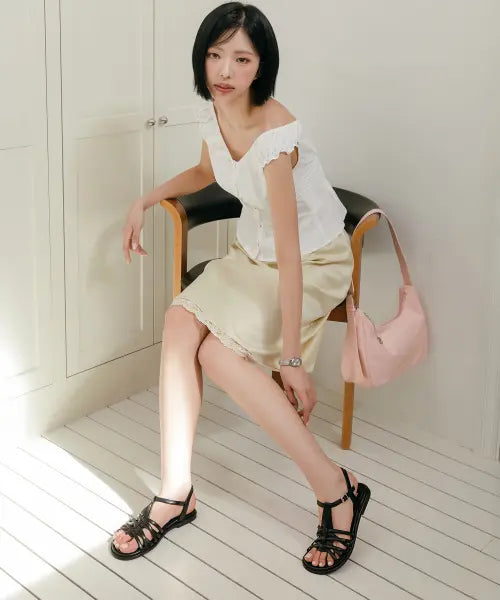 [MAC MOC] Piao Flat Fisherman Strap Sandals / Piao 피아오 플랫 피셔맨 스트랩 샌들_6colors