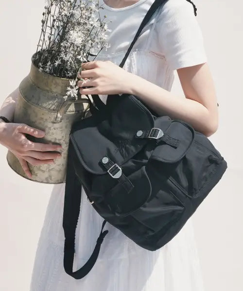 [ABBR] Classic Snap Mini Backpack - Matt Black / Classic Snap Mini Backpack_Matt Black
