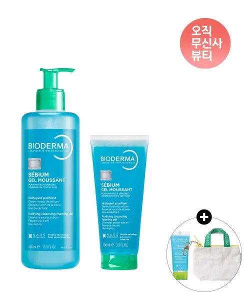 [BIODERMA] Bioderma Sebium Gel Moussant 500ml + 100ml / [500ml] 세비엄 젤 무쌍 400ml + 100ml