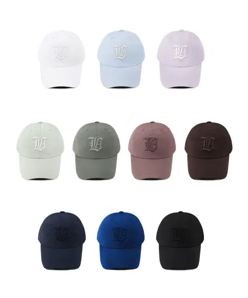 [LIN AVENUE] New LA Bold Nylon Baseball Cap – 10color / 뉴 LA 볼드 나일론 볼캡 - 10color