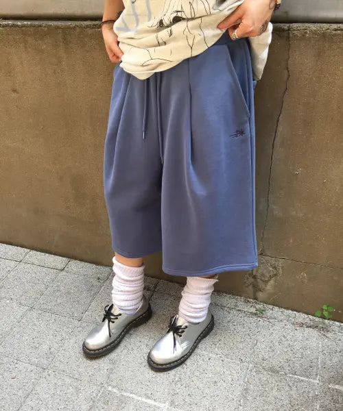 [NICEGHOSTCLUB] BERMUDA SWEAT SHORTS_BLUE(NG2GMUPA01A)