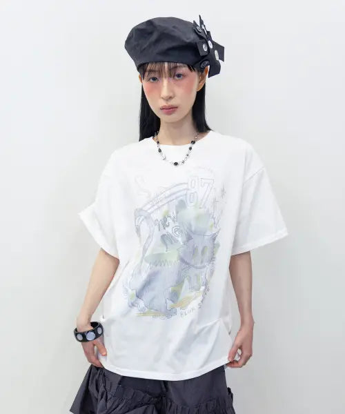 [TYPESERVICE] New Me Ruched Top [White]