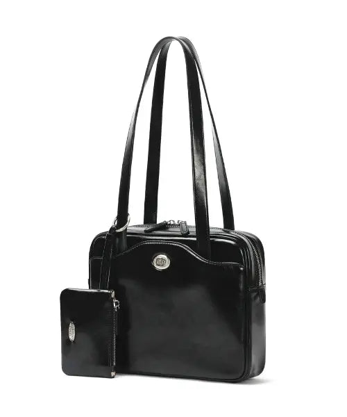 [MADENROLLS] Module Square Bag Black