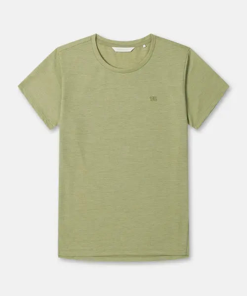 [KOLON SPORT] Women's Moss Dry Basic Round Neck Short Sleeve T-Shirt JKTCM26302MOS / 여성 모스드라이 베이직 라운드넥 반팔 티셔츠 JKTCM26302MOS