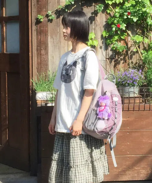 [MASMARULEZ] Stellic String Backpack_Rose Purple