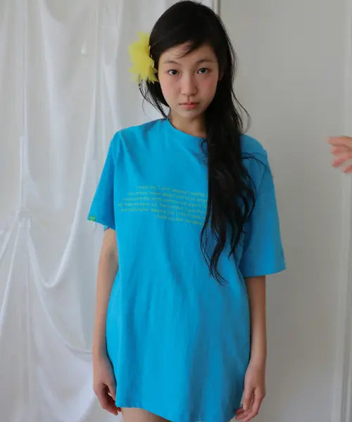 [NOCONTENT] 314 Chicky Tee - Blue / 314. 치키 티 _ 블루