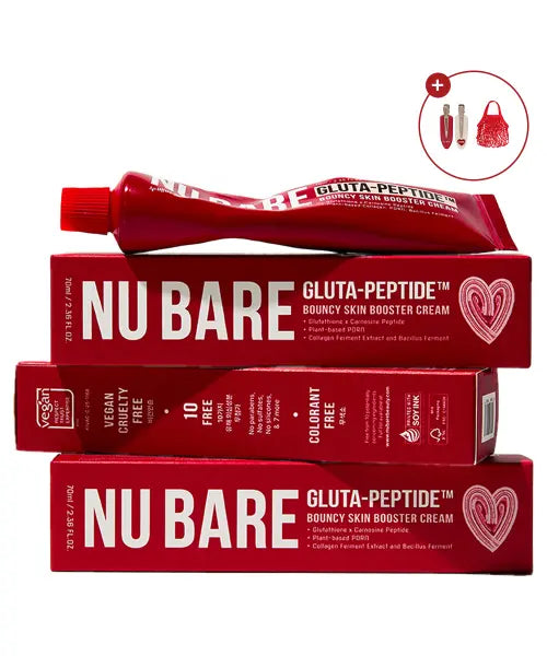 [NUBARE] GLUTA-PEPTIDE BOUNCY SKIN BOOSTER CREAM DOUBLE EDITION / 글루타-펩타이드 바운시 스킨 부스터 크림 더블 에디션(70ml*2)