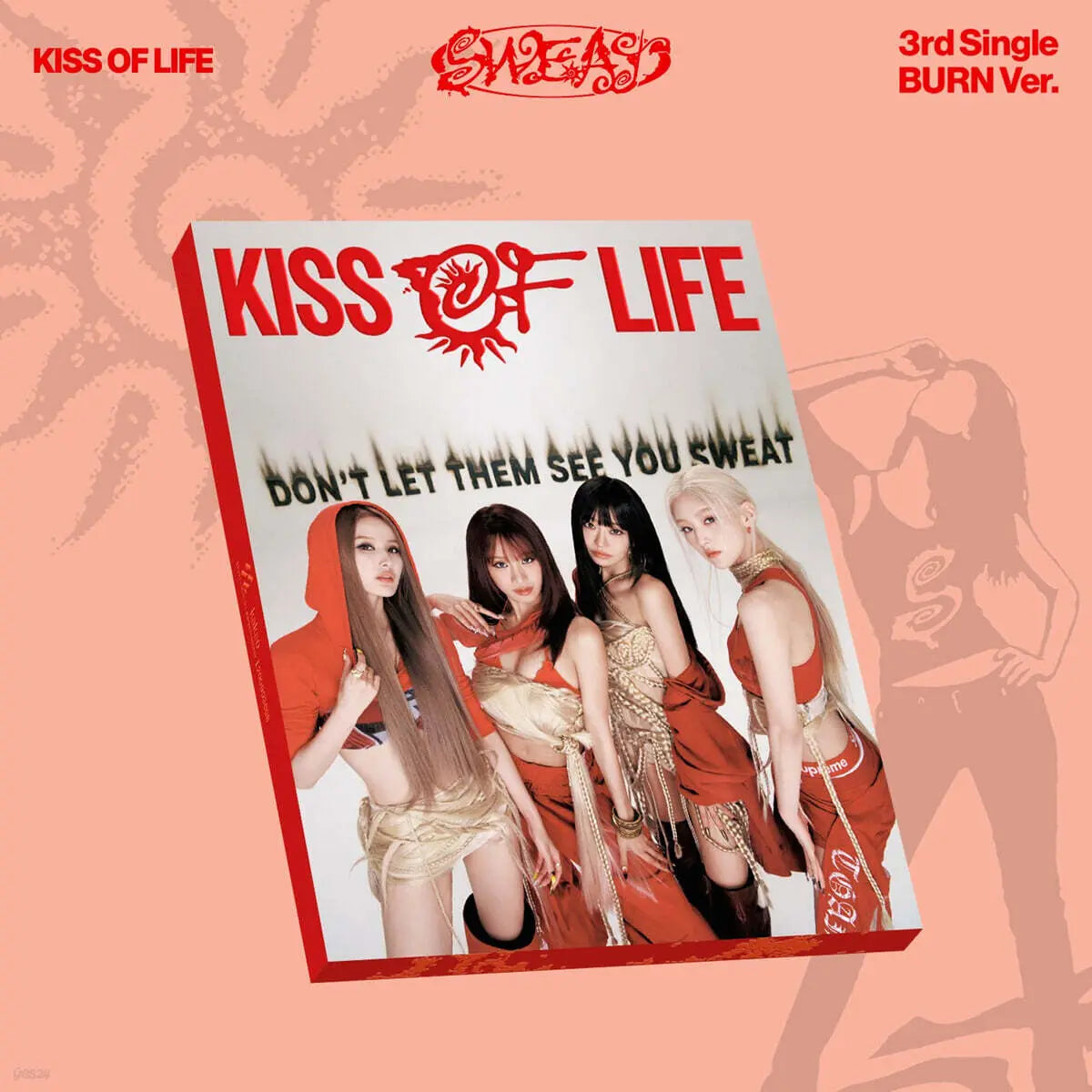 [Kiss of Life] KISS OF LIFE - Single Album 3rd: SWEAT [BURN Ver.] / KISS OF LIFE (키스오브라이프) - 싱글앨범 3집 : SWEAT [BURN Ver.]