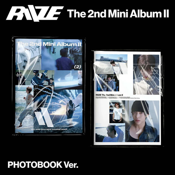 [RIIZE] RIIZE - Mini Album Vol. 2: RIIZING [Photobook Ver.] / 라이즈 (RIIZE) - 미니앨범 2집 : II [Photobook Ver.][2종 중 1종 랜덤발송]