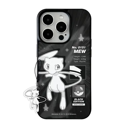 [MINI'S WARE] Pokemon Black Edition MagSafe Glossy Case_Mew