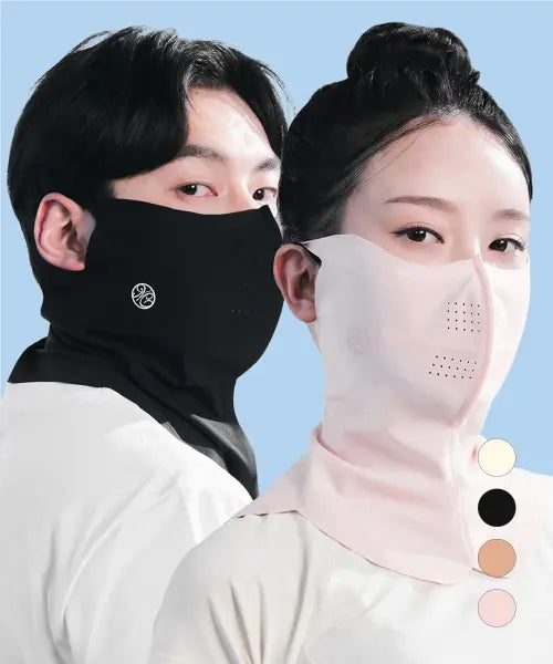 [MODELO SPORTS] UV Protection Golf Mask with Neck Cover / 자외선차단 99.9% 골프마스크 목 커버형